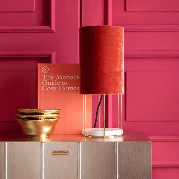 KARE Design Lampe de table Cafeteria Lounge Rosa 40  