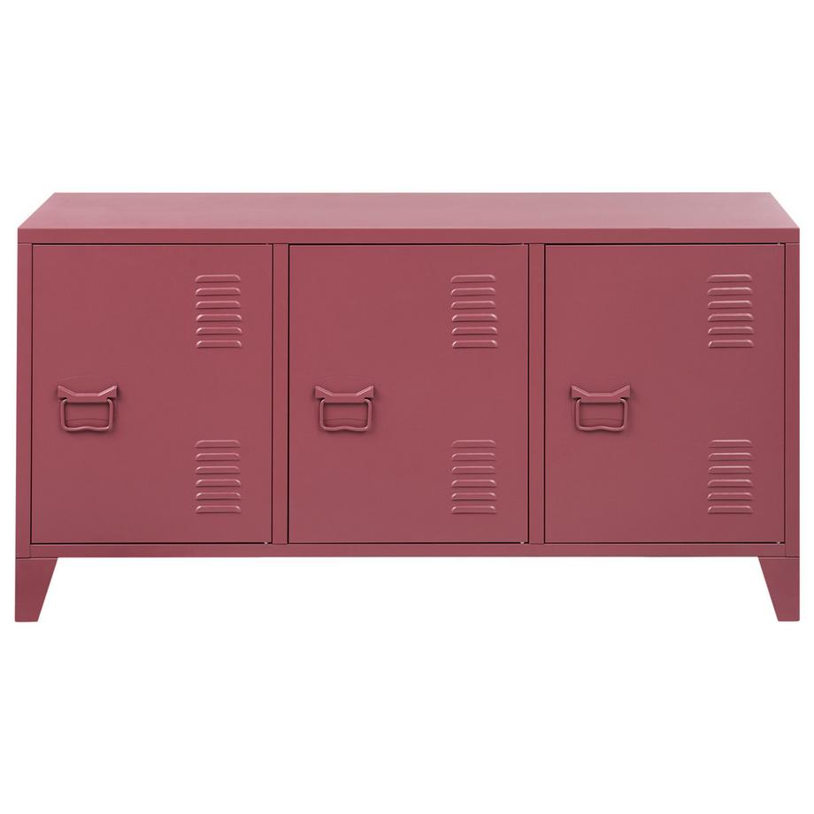 Beliani Büroschrank aus Stahl Industriell CARDIFF  