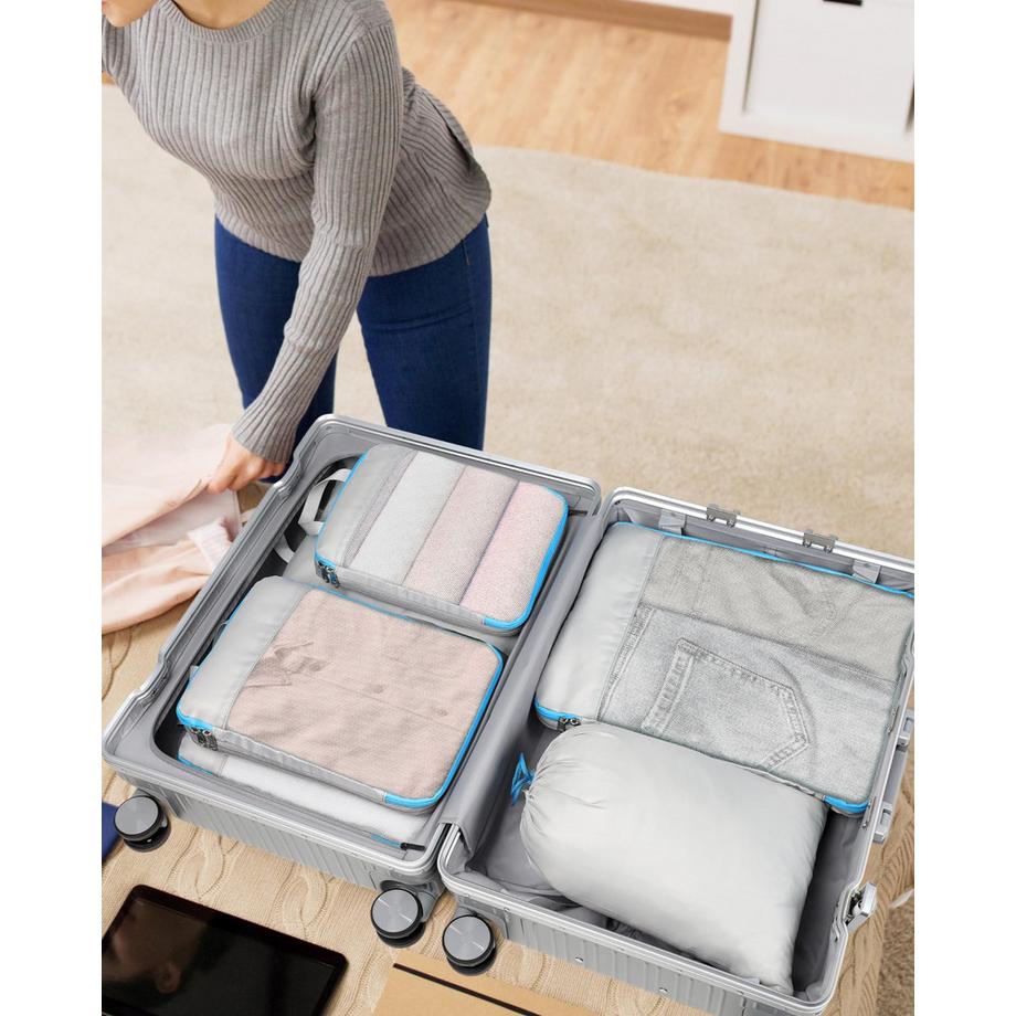 Only-bags.store  Cube de compression pour le voyage, organisateur de valise extensible 