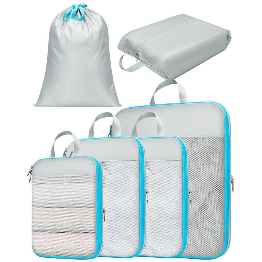 Only-bags.store  Cube de compression pour le voyage, organisateur de valise extensible 