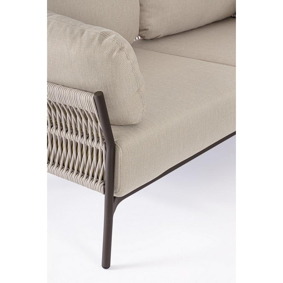 mutoni Canapé de jardin 2 places Pardis Raven  