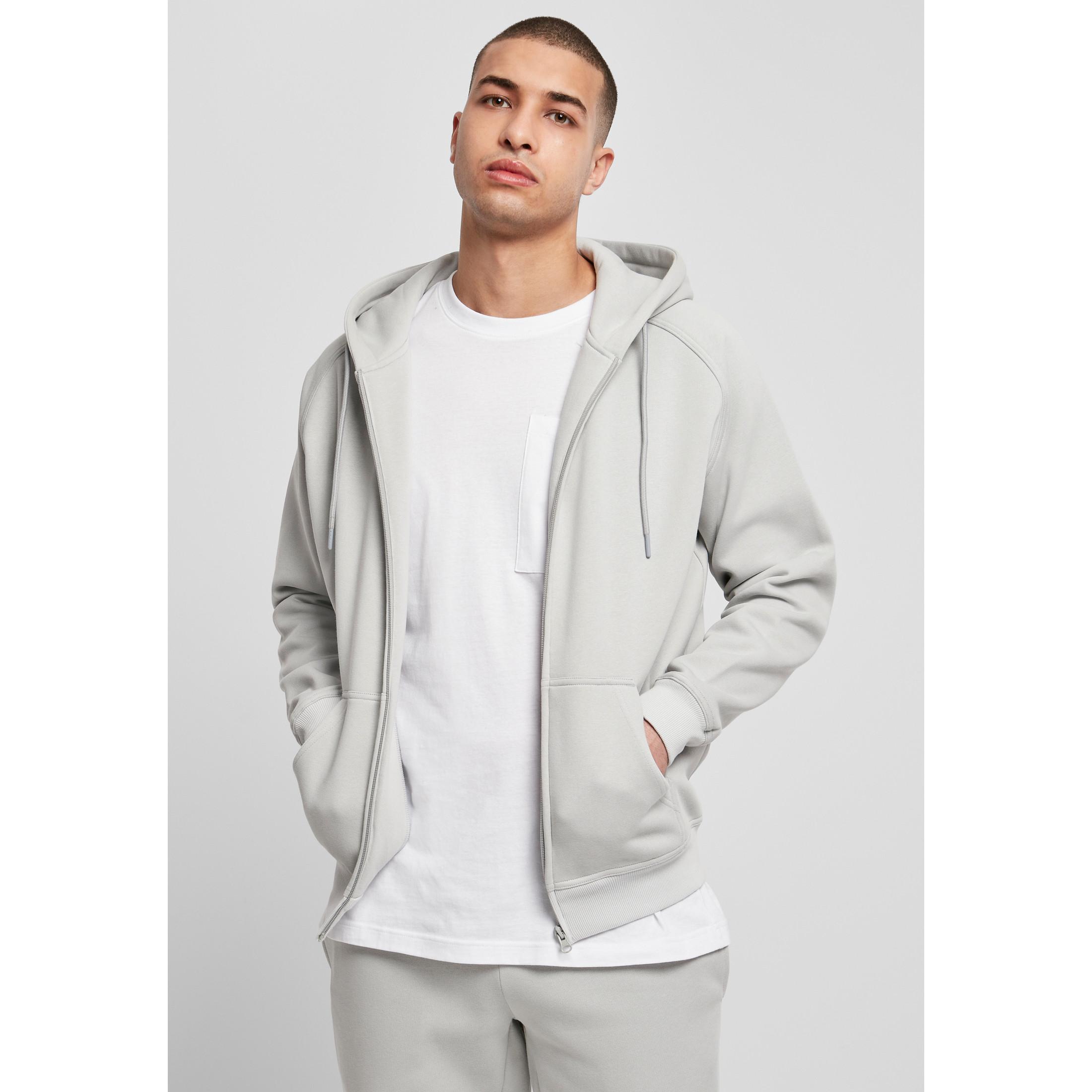 URBAN CLASSICS  felpa con cappuccio urban claic zip(gt) 