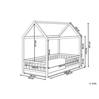 Beliani Letto per bambini en Legno di pino Moderno COSSAYE  
