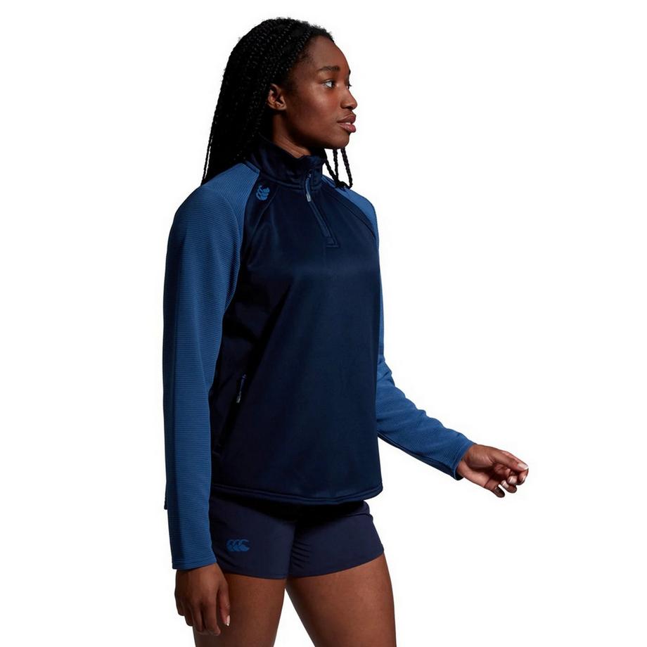 Canterbury Elite Maglietta Di Base con Cerniera Ad Un Quarto  