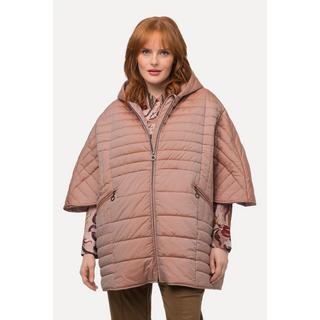 Ulla Popken Stepp Cape Extraweit Kapuze 2 Wege Zipper Langarm  