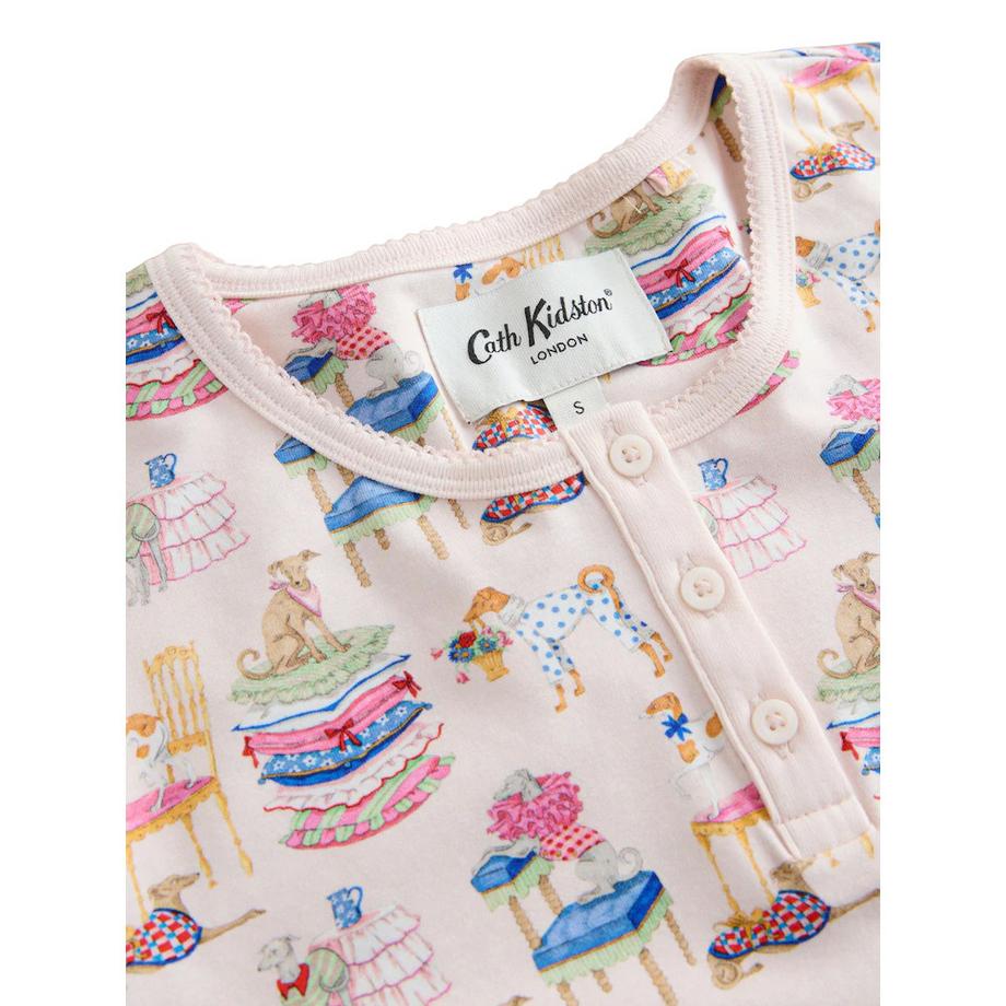 Cath Kidston Pigiama Stampato in Jersey di Cotone  