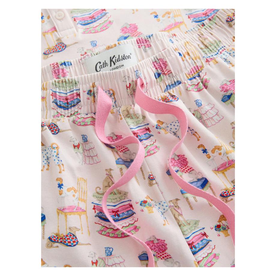 Cath Kidston Pigiama Stampato in Jersey di Cotone  
