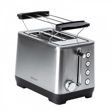 Cecotec Toaster aus Edelstahl - 1000 W  