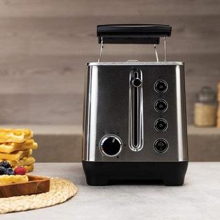 Cecotec Toaster aus Edelstahl - 1000 W  