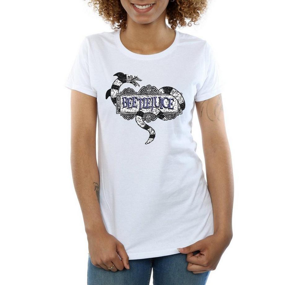 Beetlejuice Snake Logo T-Shirt  