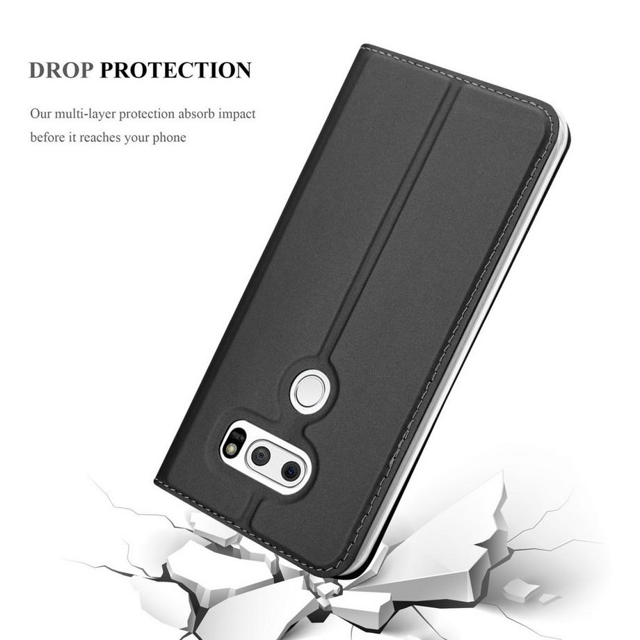 Cadorabo  Hülle für LG V30  V30+  V30S  V30S+ Magnetverschluss, Kartenfach 