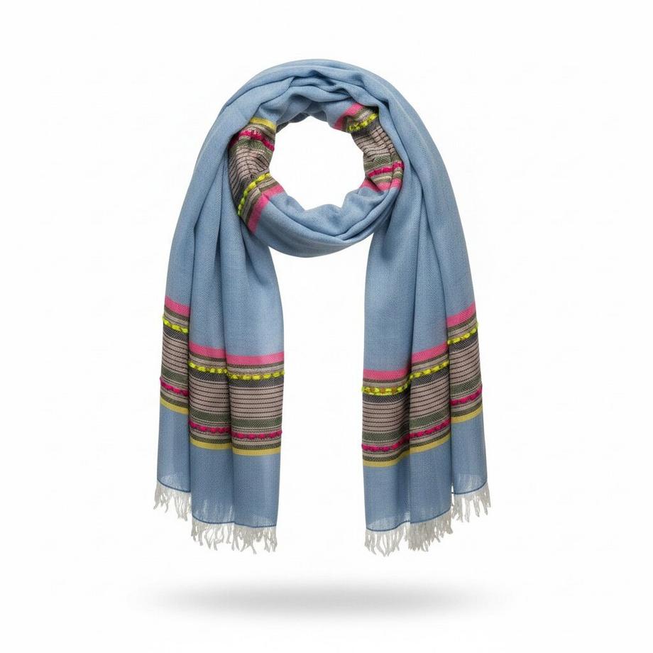Écharpe pashmina & mérinos Satopanth