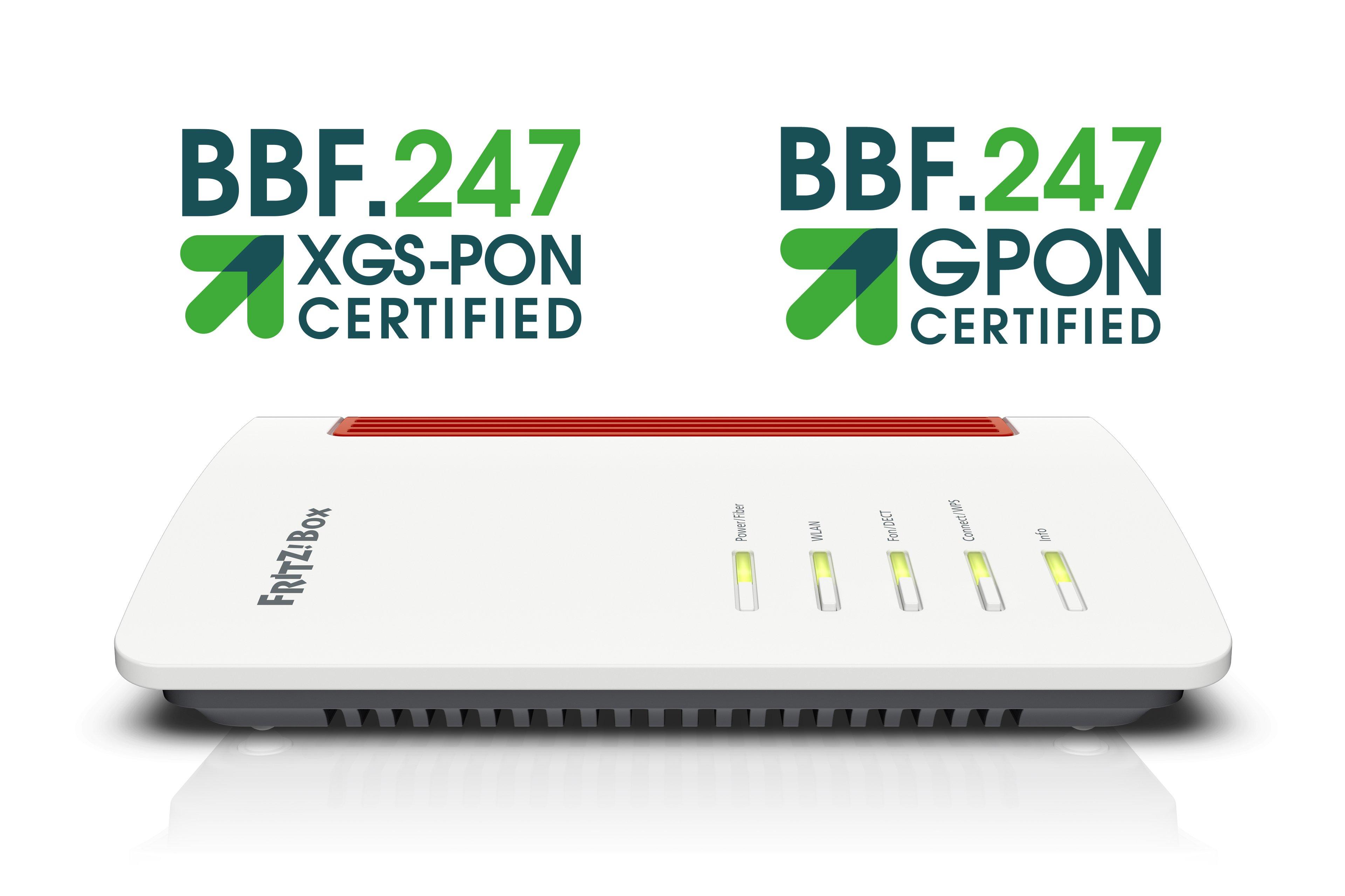 AVM  FRITZ!Box 5530 Fibre AON router wireless Gigabit Ethernet Dual-band (2.4 GHz/5 GHz) Bianco 