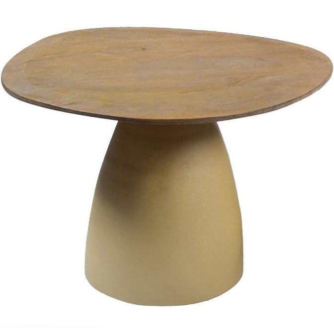 mutoni Table basse Stanley Rustic marron 60x58  