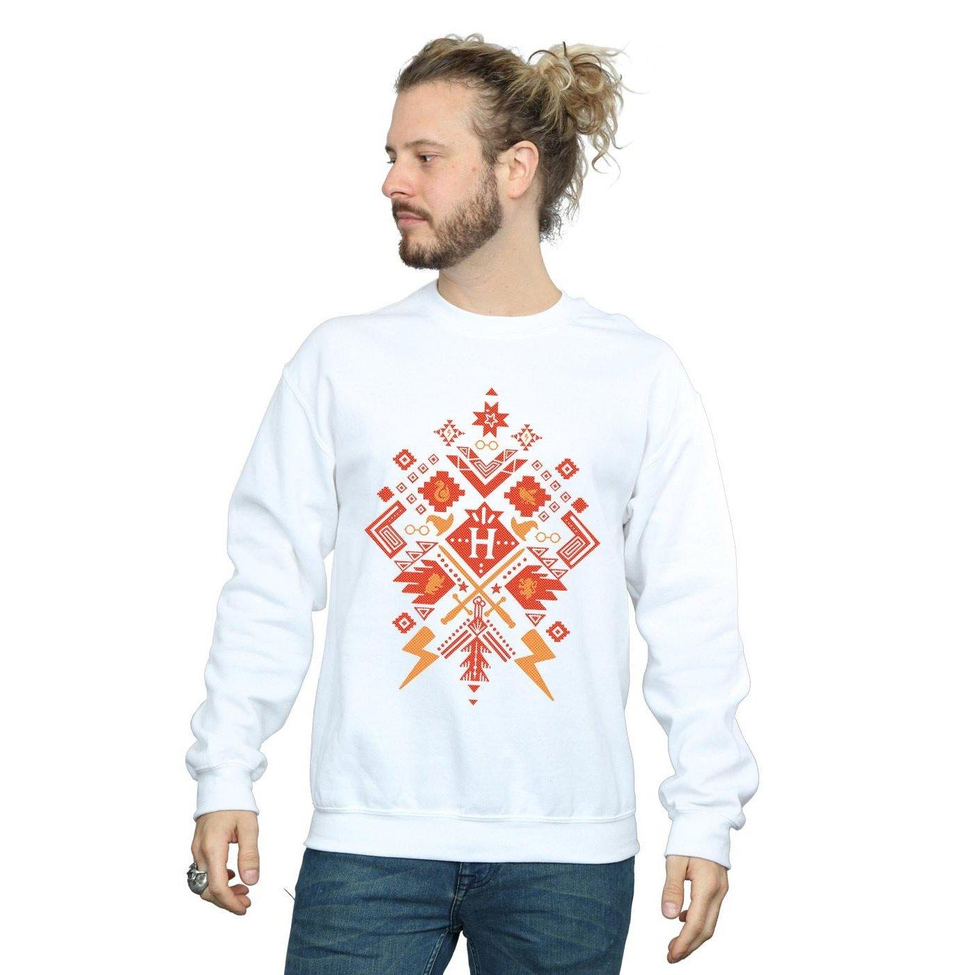 HARRY-POTTER  Christmas Fair Isle Sweatshirt 