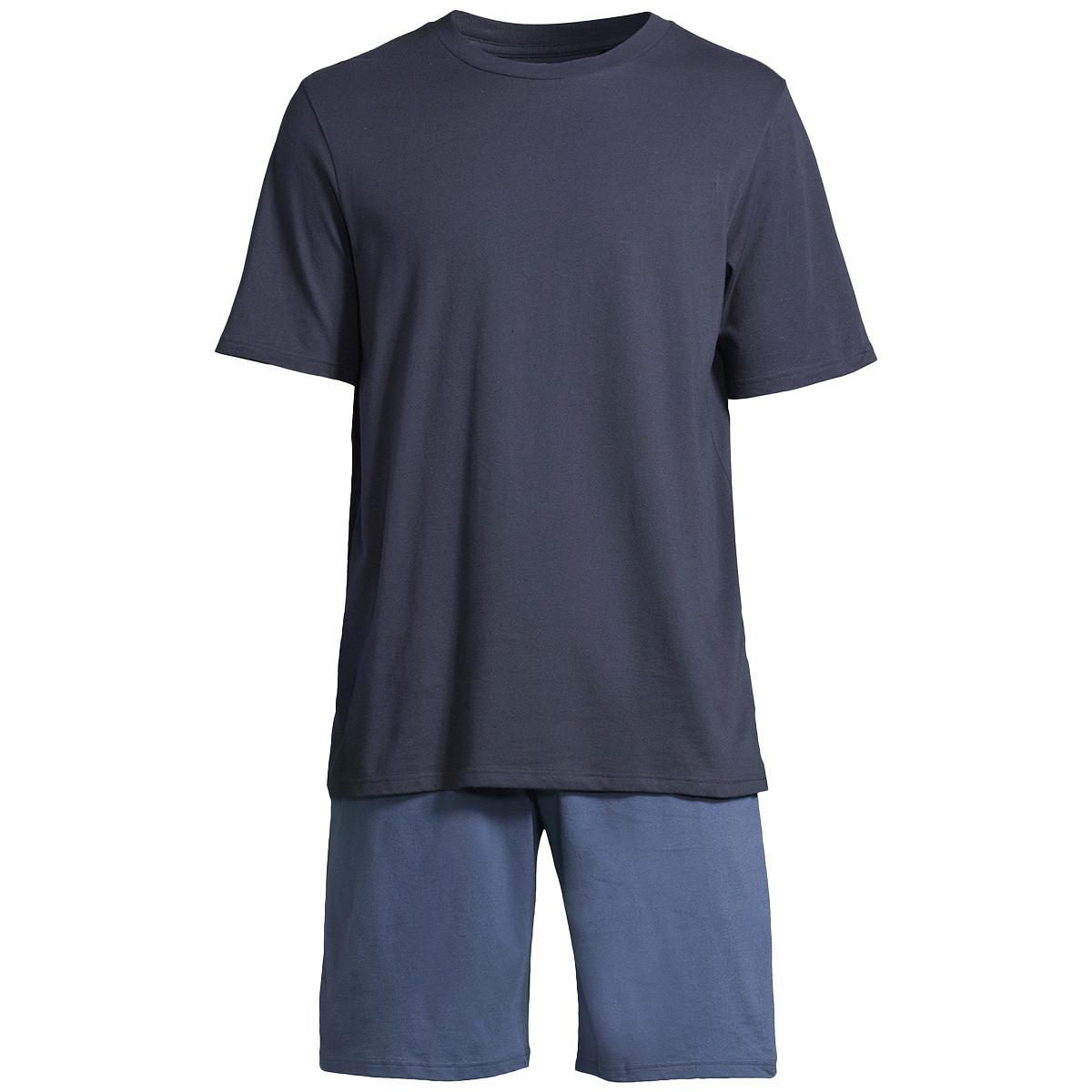 Schiesser Night & Home Kurzarm Schlafanzug Set  