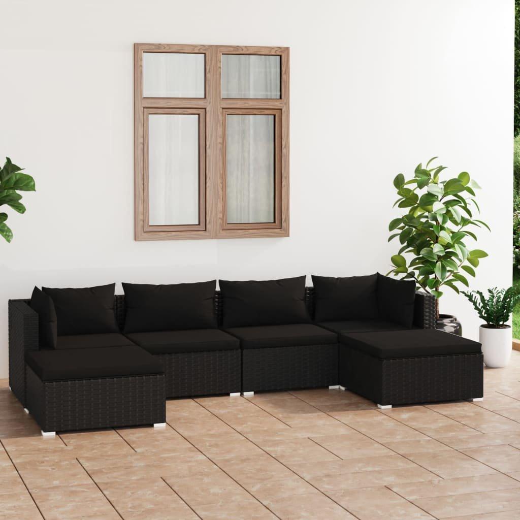 VidaXL Garten-lounge-set poly-rattan  