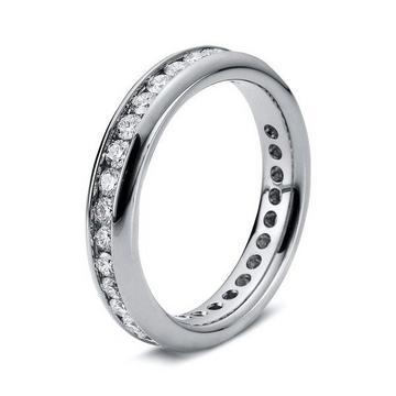 Mémoire-Ring 75018K Weissgold Diamant 1ct.
