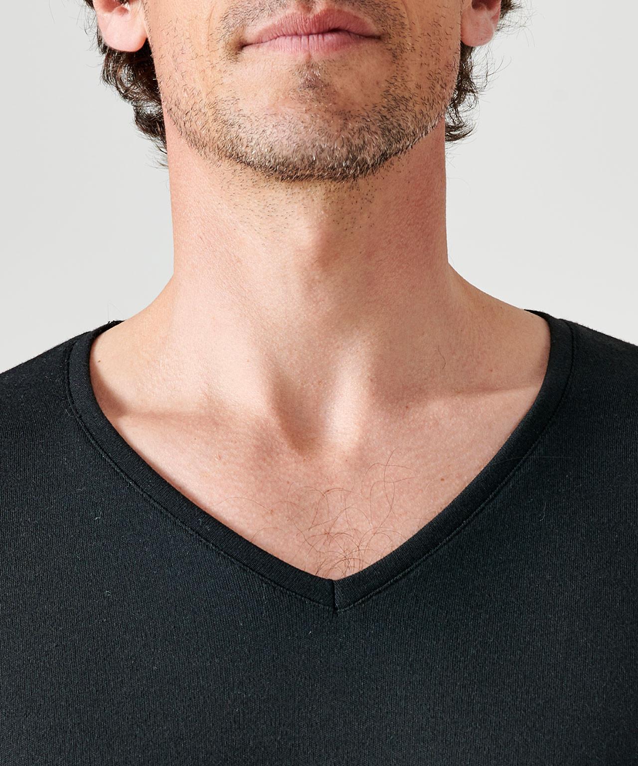 Damart Tee-shirt Col V Manches Courtes Chaleur Medium 3  