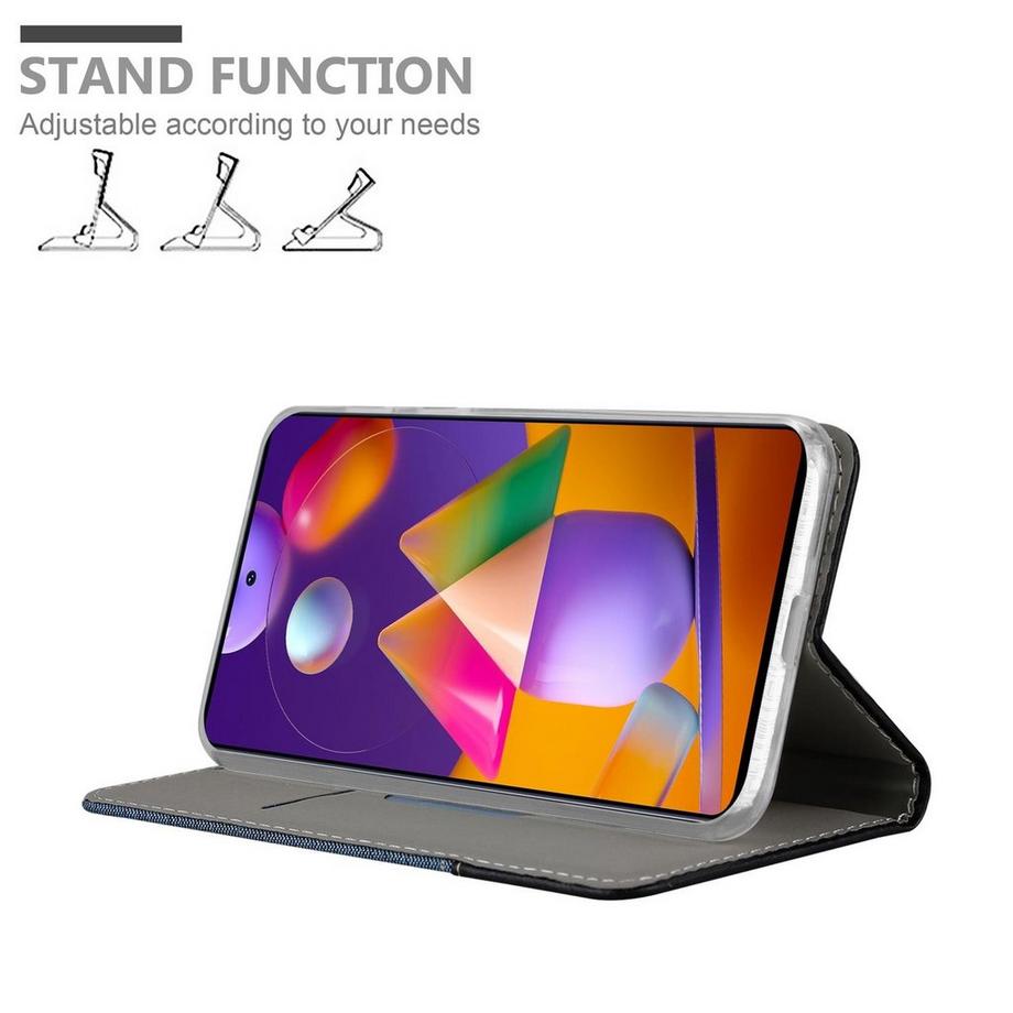 Cadorabo  Hülle für Samsung Galaxy M31s Magnetverschluss, Kartenfach 