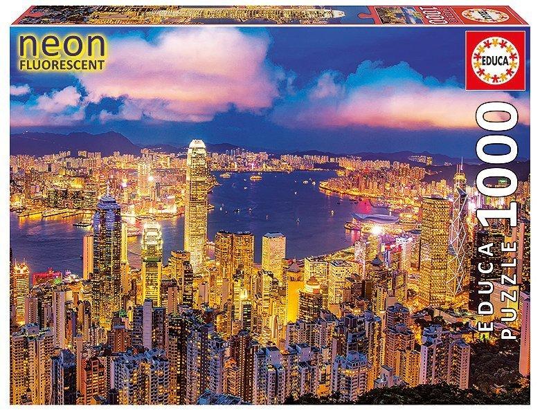 Educa  Puzzle Hong Kong Skyline (1000Teile) 
