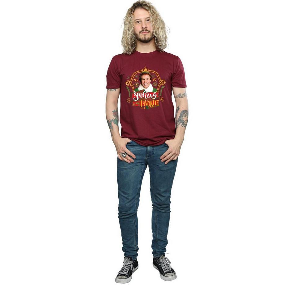 Elf Smiling Is My Favorite T-Shirt  