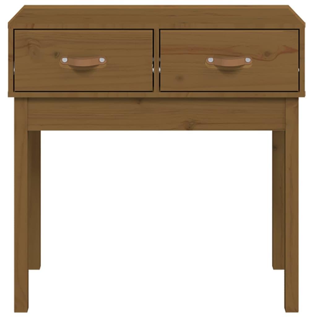 VidaXL Table console bois de pin  