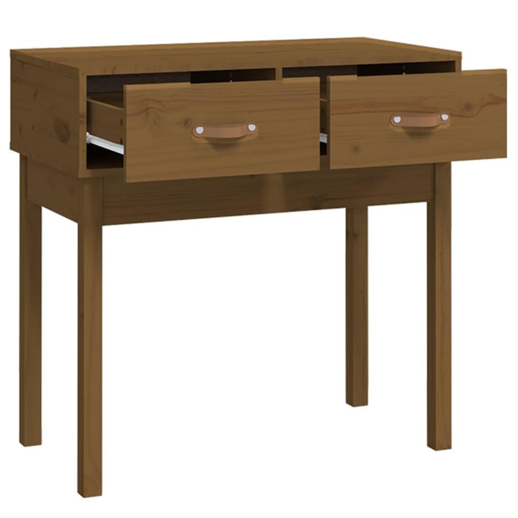 VidaXL Table console bois de pin  