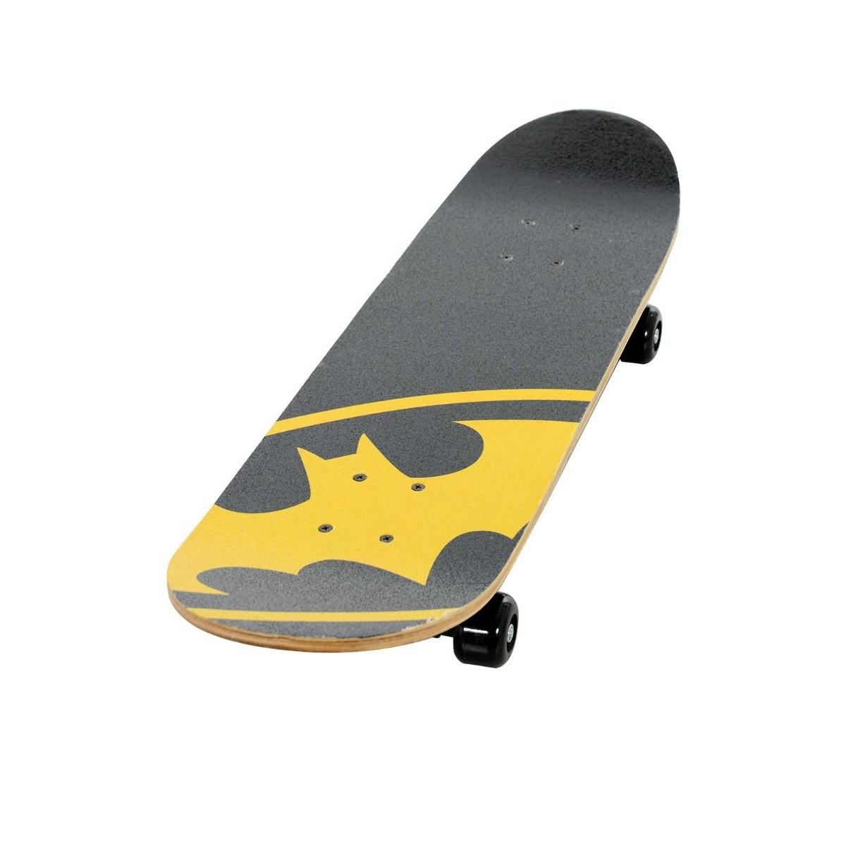 BATMAN  Skateboard, AhornBraun, Logo 