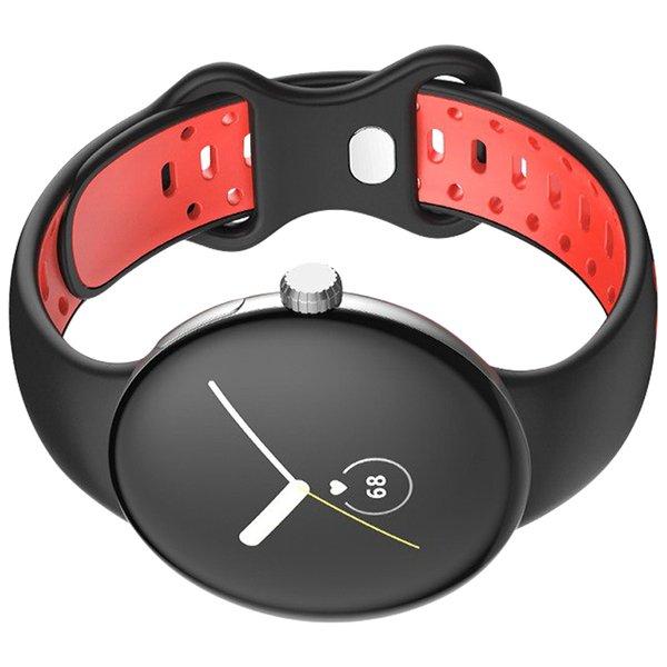 Avizar  Bracelet Google Pixel Watch Noir / Rouge 