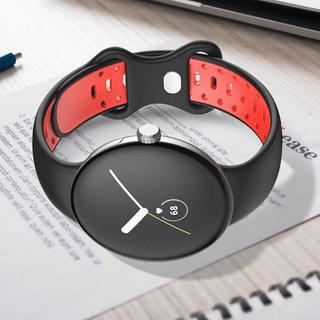 Avizar  Bracelet Google Pixel Watch Noir / Rouge 