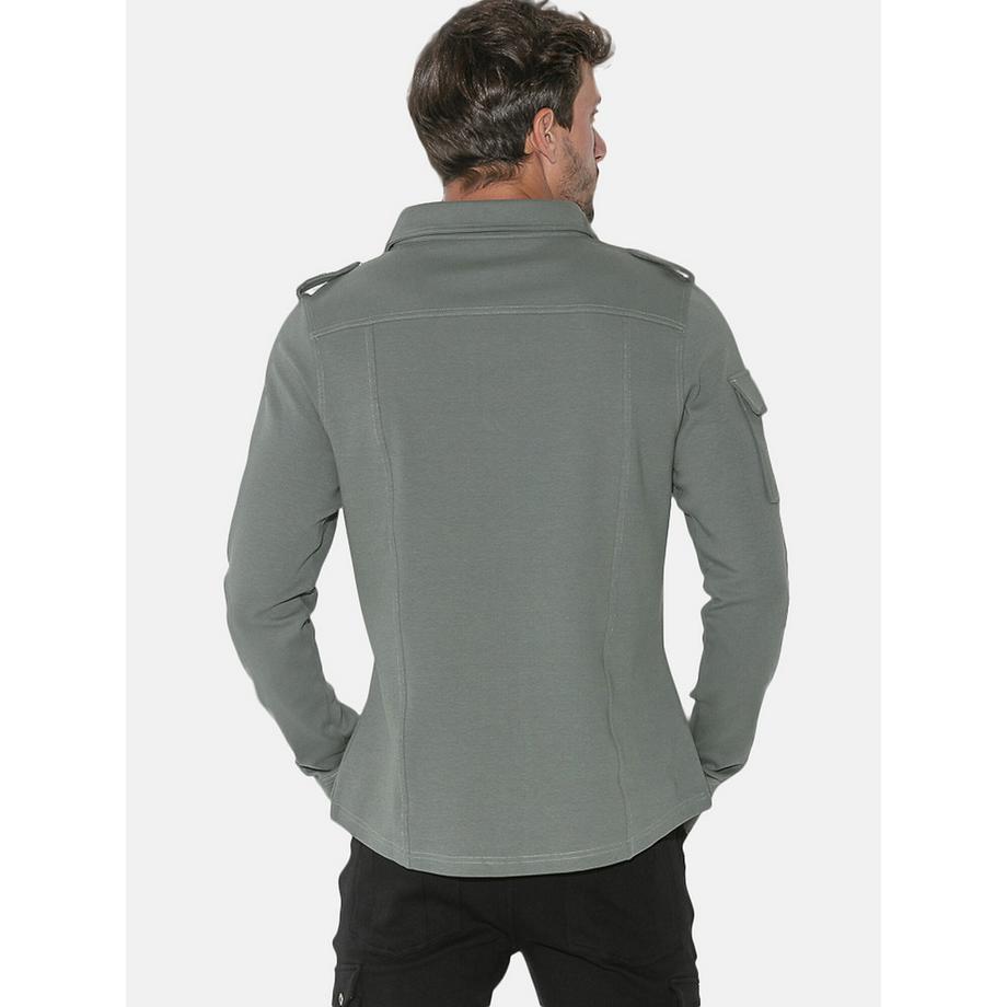 Code22  Sportjacke mit Reißverschluss und Kapuze Geo 