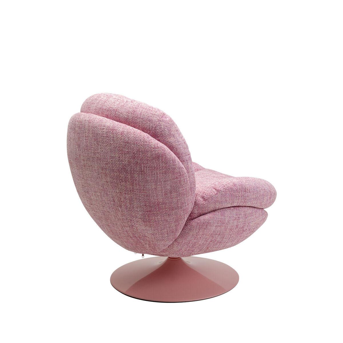 KARE Design Fauteuil pivotant Cosy rose  
