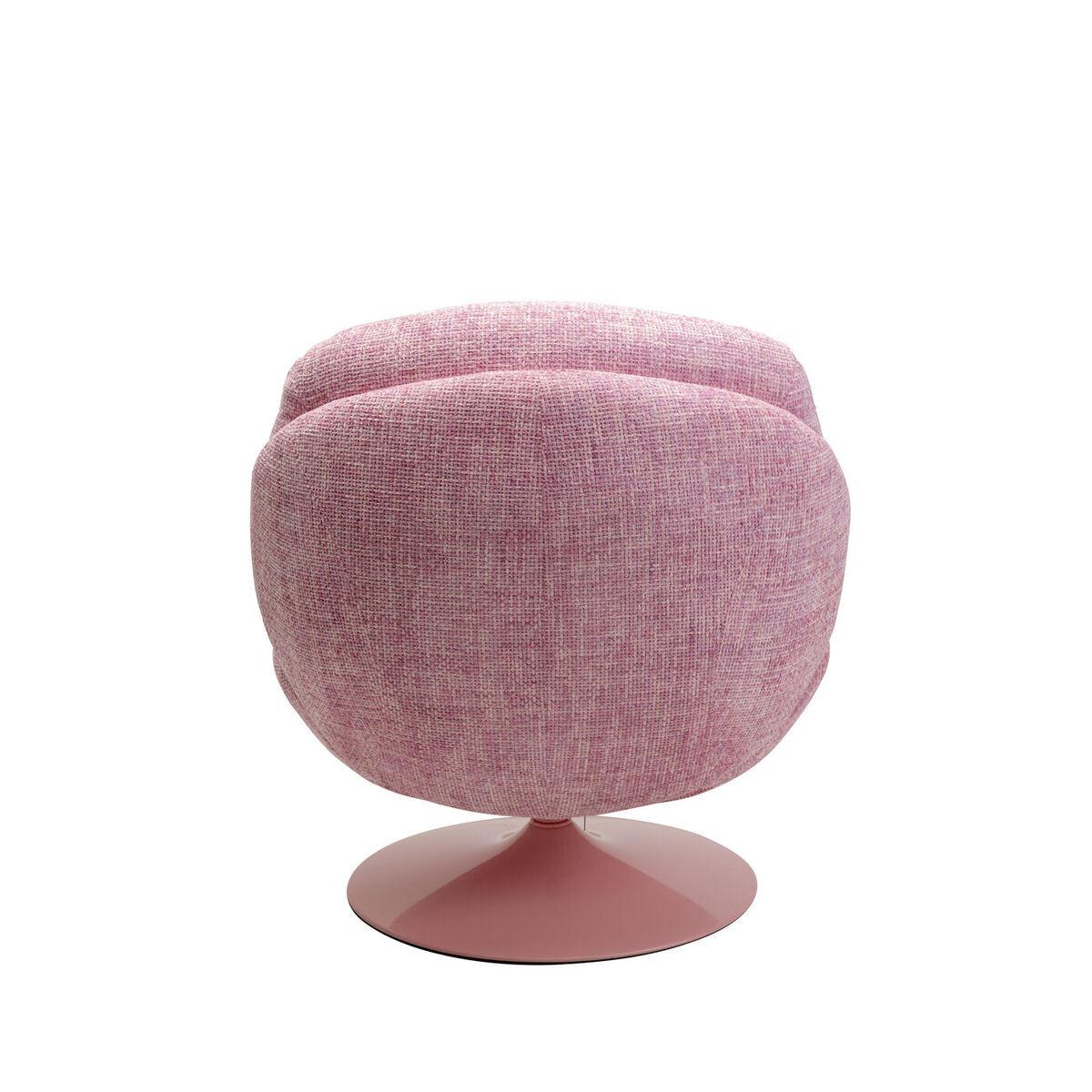 KARE Design Fauteuil pivotant Cosy rose  
