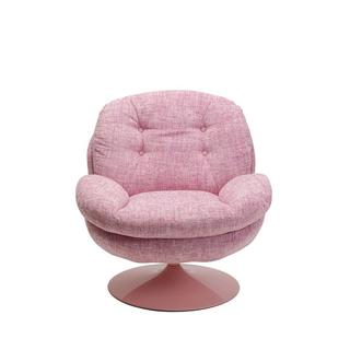 KARE Design Fauteuil pivotant Cosy rose  
