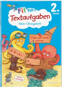 Fit für Textaufgaben 2. Klasse. Mein Übungsheft Tonte, Andrea; Wandrey, Guido (Illustrationen) Copertina rigida 