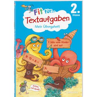 Fit für Textaufgaben 2. Klasse. Mein Übungsheft Tonte, Andrea; Wandrey, Guido (Illustrationen) Copertina rigida 