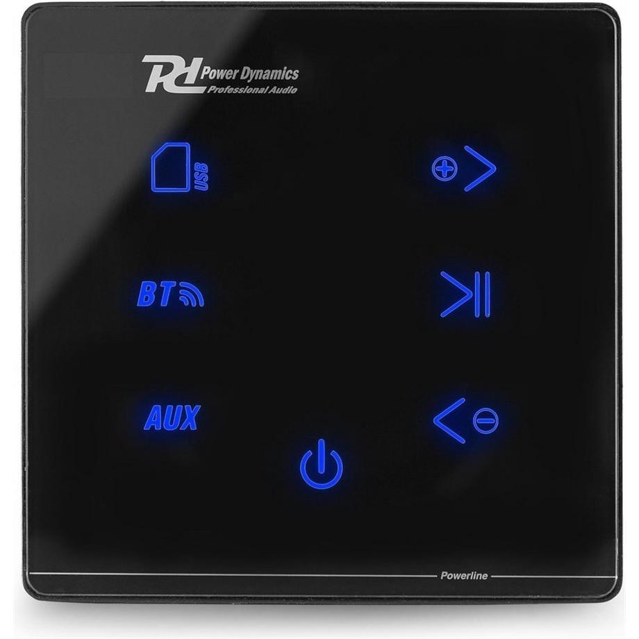 Power Dynamics  Verstärker Pro Powerline A100B 4x 20W, Schwarz 