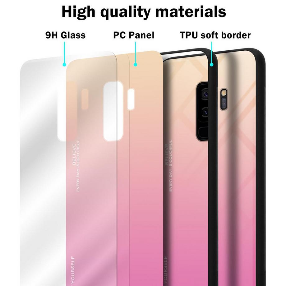 Cadorabo  Hülle für Samsung Galaxy S9 PLUS Zweifarbig 