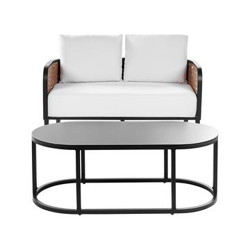 2 Sitzer Sofa aus Aluminium Modern MONTEFALCO