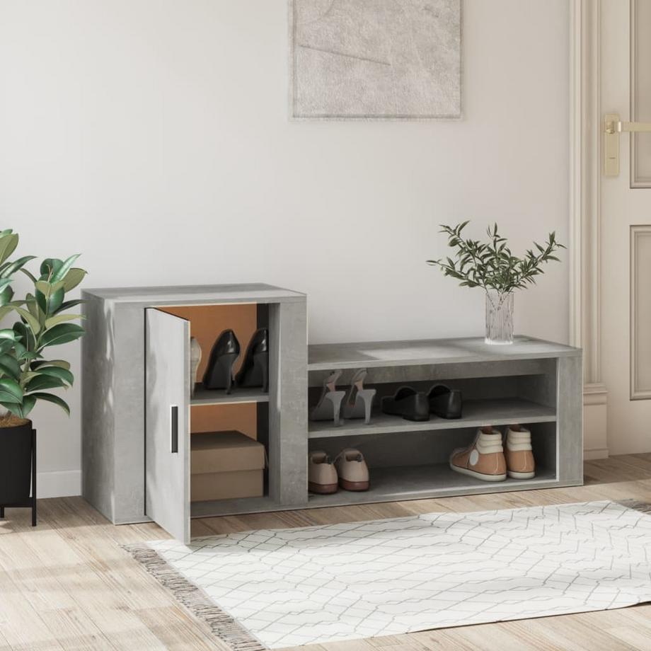 VidaXL Armoire à chaussures bois d'ingénierie  