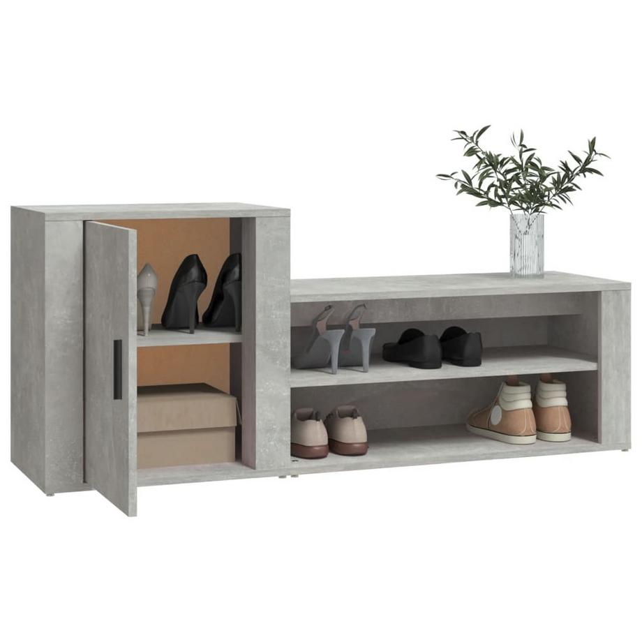 VidaXL Armoire à chaussures bois d'ingénierie  