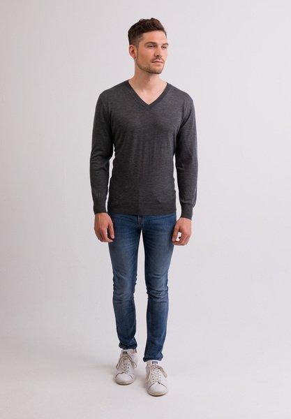 CASH-MERE.CH  Kaschmir V-Ausschnitt Pullover 