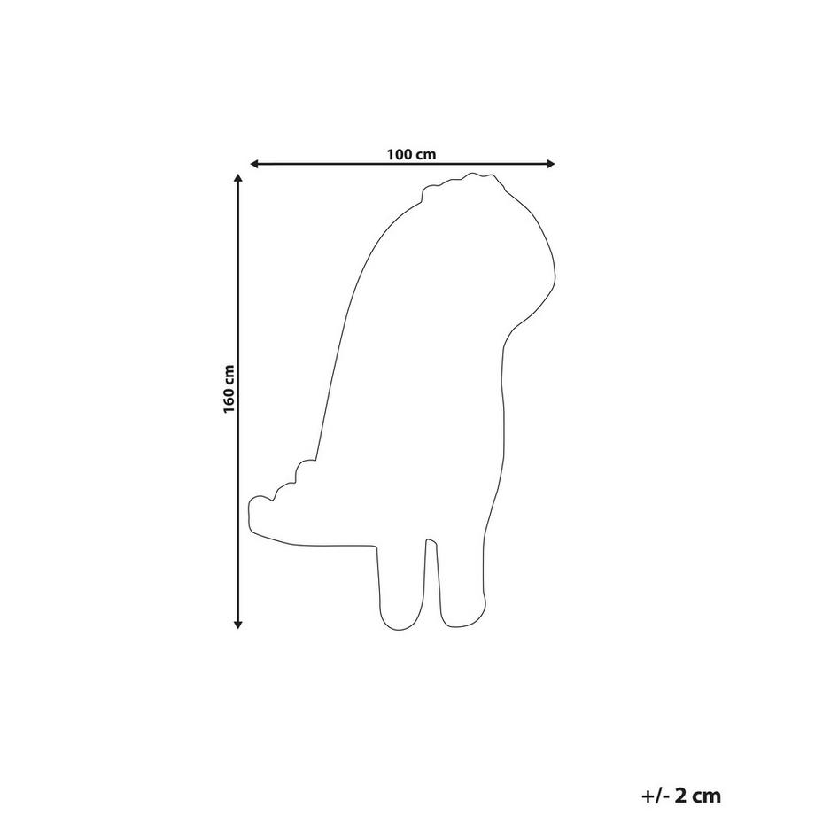 Beliani Tapis enfant en Laine Moderne DINO  