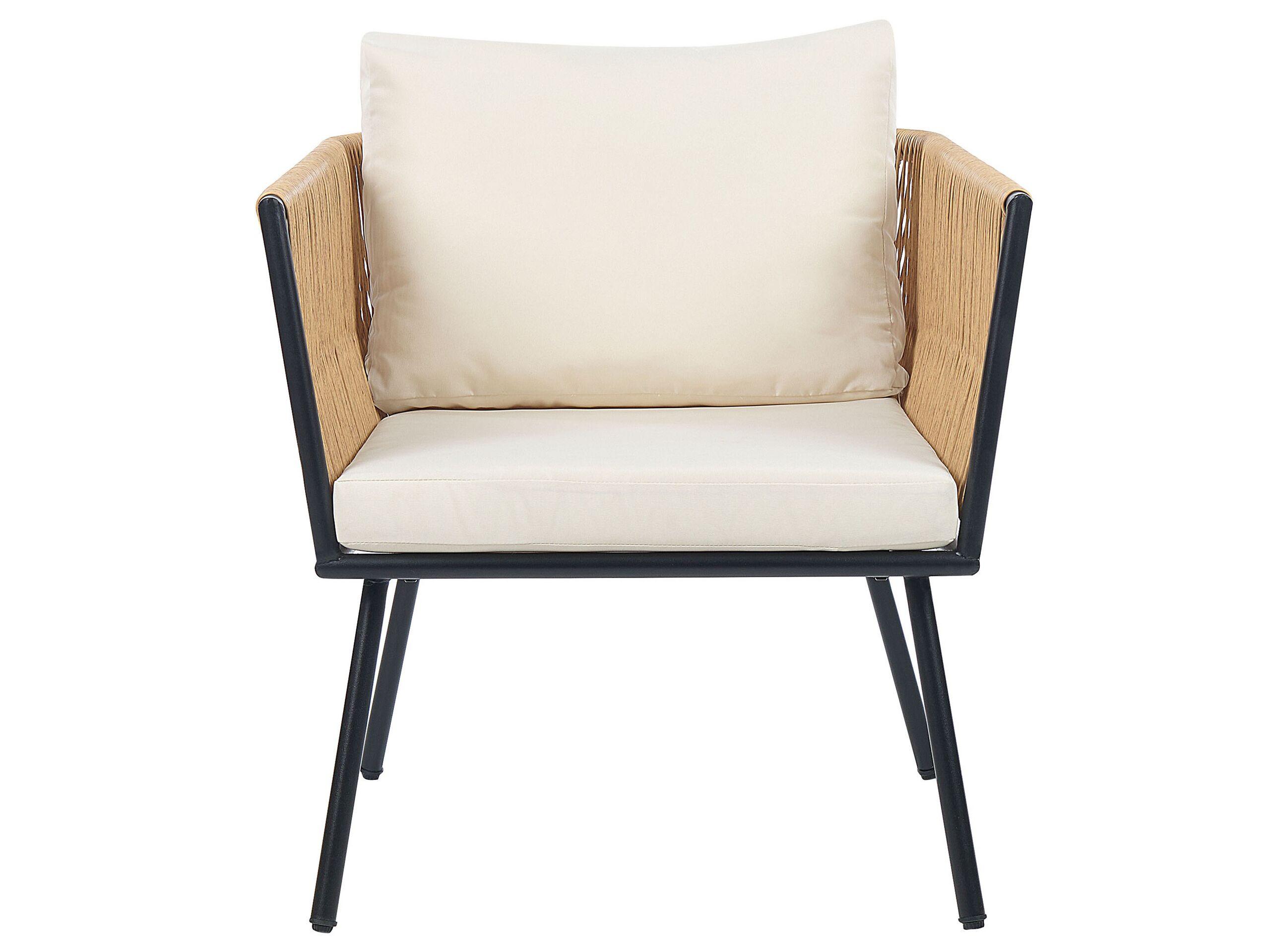 Beliani Ensemble pour bistro en Polyrotin Boho GARGANO  