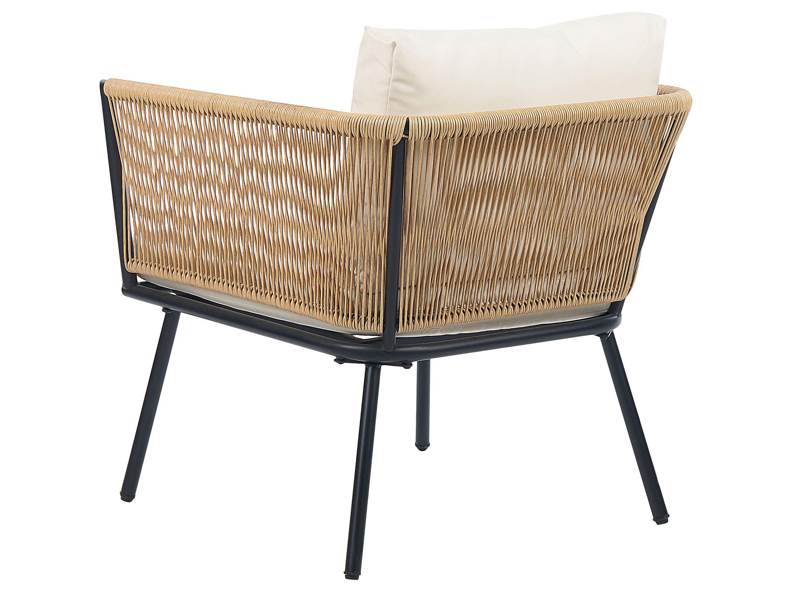 Beliani Ensemble pour bistro en Polyrotin Boho GARGANO  