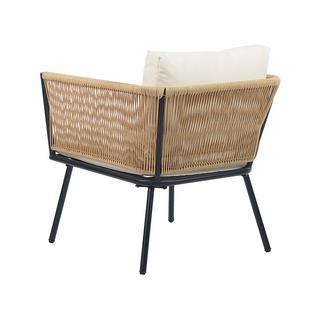 Beliani Ensemble pour bistro en Polyrotin Boho GARGANO  