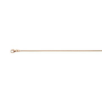 Collier Schlange Rotgold 750, 1.3mm, 42cm