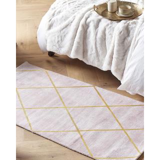 Beliani Tapis en Soie artificielle Moderne ATIKE  