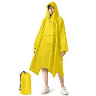 Alopini Poncho de Pluie Imperméable Randonnée Vélo Outdoor 3-en-1 Polyvalent  